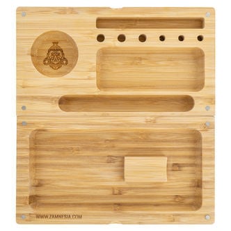 Bamboe rolling stash tray (Zamnesia)