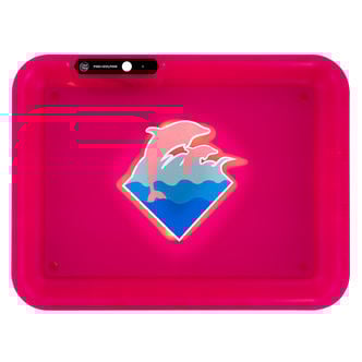 Rolling Tray Pink Dolphin (Glow Tray)