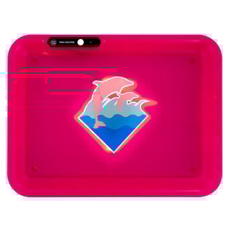 Rolling Tray Pink Dolphin (Glow Tray)