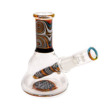 Mini Oliebong Orange Swirl (Black Leaf)