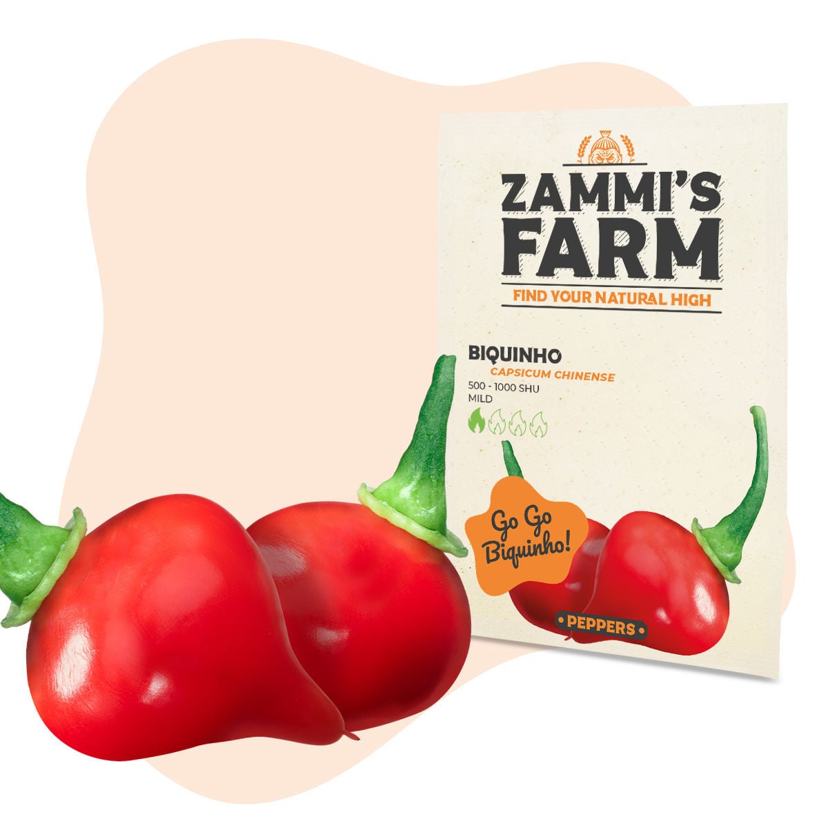 7 Pot Bubblegum Red - Capsicum Chinense - 10 Samen (Neu und originalverpackt) in Sumiswald für
