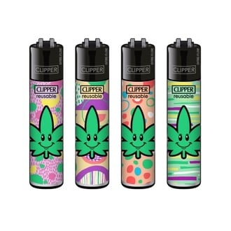 Aansteker Clipper Happy Leaf