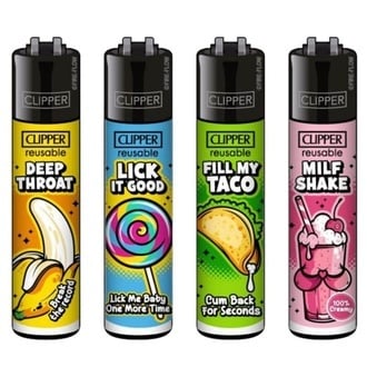 Aansteker Porn Slogan (Clipper)