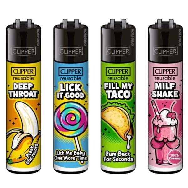 Aansteker Porn Slogan (Clipper)