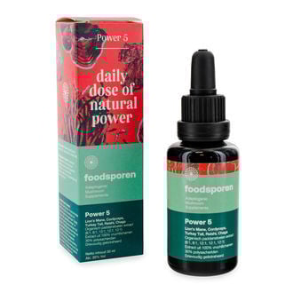 Power 5 Paddenstoelentinctuur (Foodsporen)