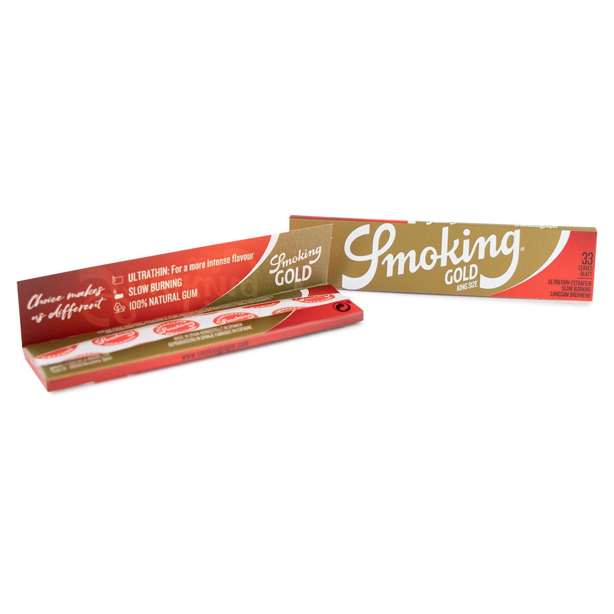 Smoking Gold King Size Slim Lange vloei | Snelle Levering