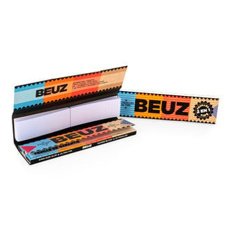 BEUZ Witte King Size Slim Vloei + Filter Tips