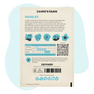 Peterselie 'Gekruld Donkergroen' (Petroselinum Crispum) Zaden