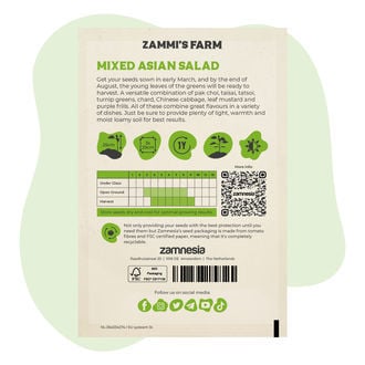 Aziatische Mesclun-zaden