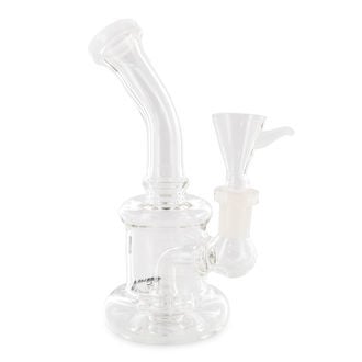 Glazen Percolator Bubbler (Black Leaf)