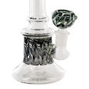 Glazen Bubbler (Black Leaf)