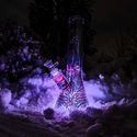 Flashy Ice Bong Met LED (Blaze Glass)