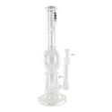 Triple Percolator Glazen Bong (Black Leaf)