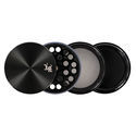 Aluminium Grinder (Black Leaf)