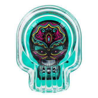 Glazen Asbak Skull