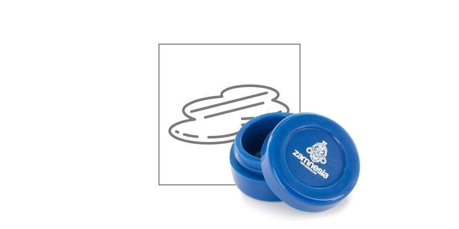 Zamnesia’s silicone oil jar