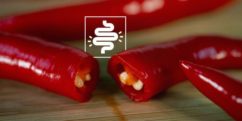 de voordelen van hete pepers in je eten: Gezonde darmen