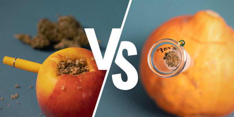 Het verschil tussen een fruitbong en een fruitpijp