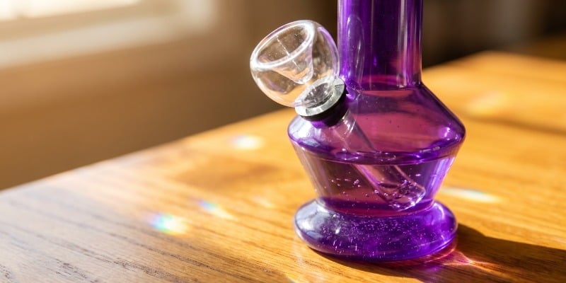 Mini Glazen Bong