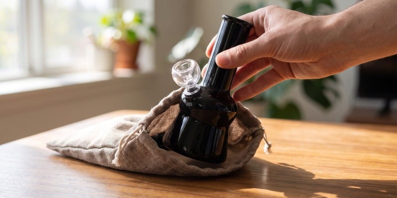 Transparant Glazen Mini Bong