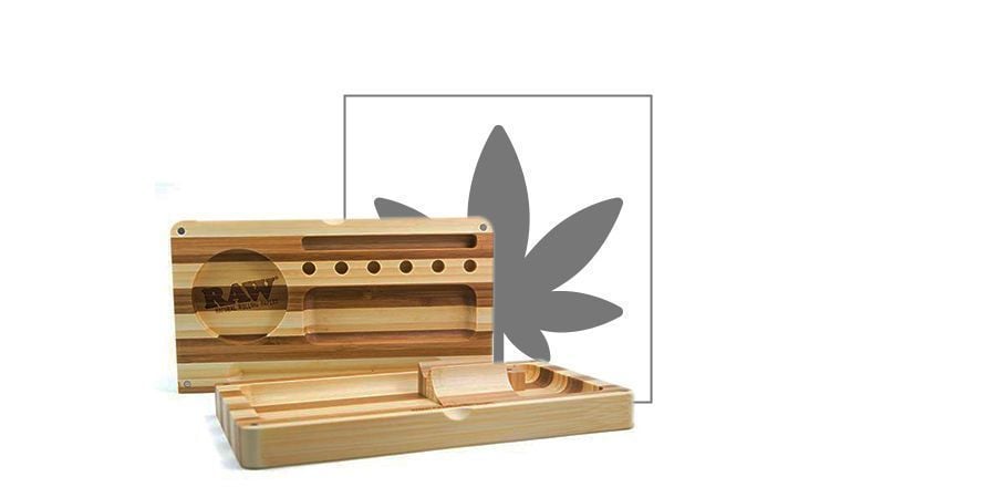 RAW Bamboo Backflip Tray (3 delig)