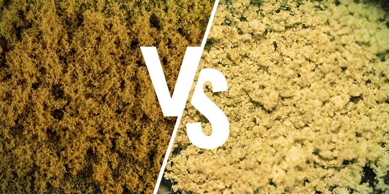 Dry sift hasj versus bubble hasj