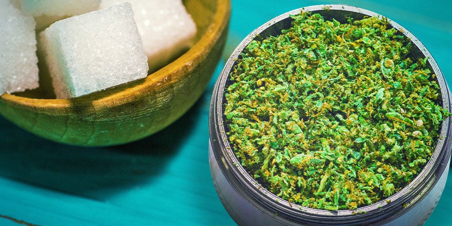 Soorten verontreinigingen in cannabis: Suiker
