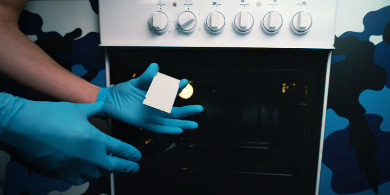 Alpha-Cat Mini Testkit: Het testplaatje in de oven verwarmen
