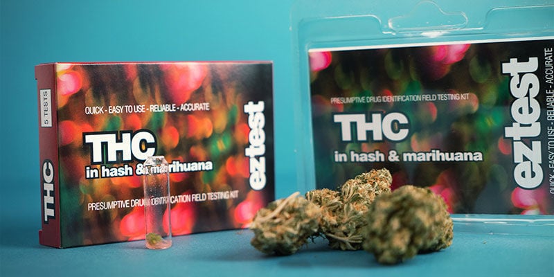 Welke cannabisproducten kun je met de EZ Test THC testen?
