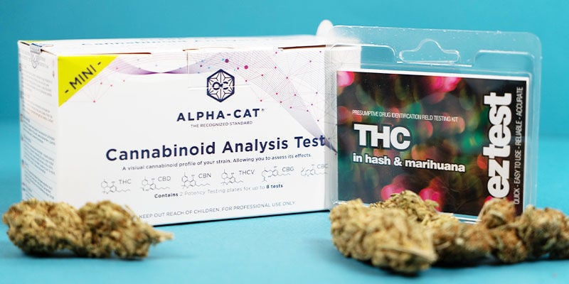 Het Thc- En Cbd Percentage Van Wietproducten Testen