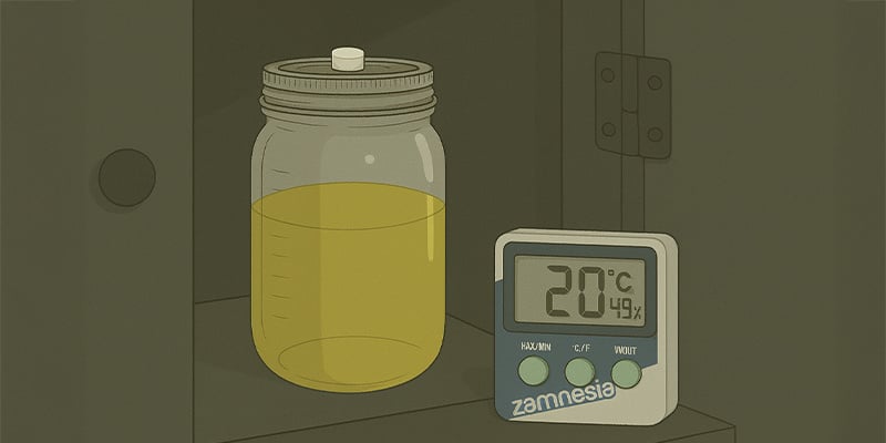 5. Laat de sporen ontkiemen
