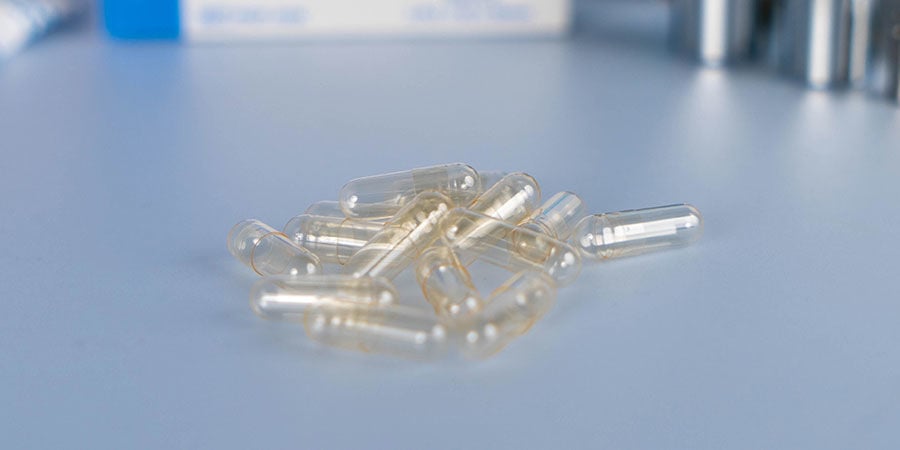 Lege gelatine capsules