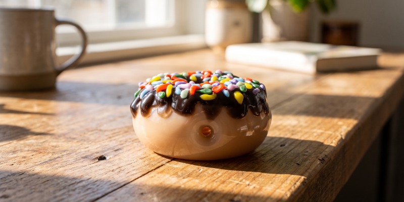 Glazen Pijp Donut Bite Me