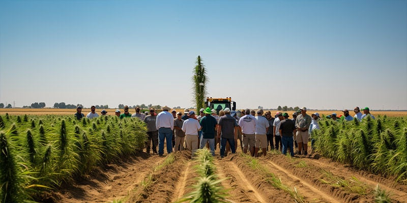 De hoogste cannabisplant ter wereld