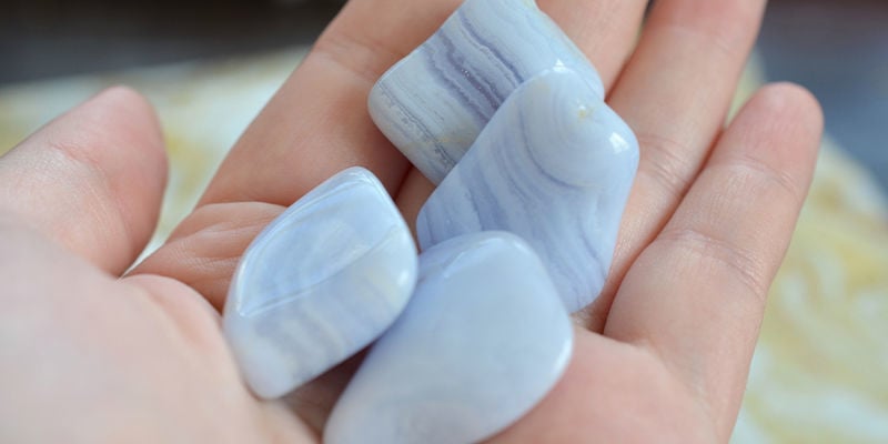 Vissen - blauwe chalcedoon