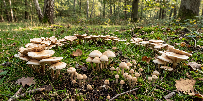 Hoe magic mushroom-plekken in de natuur ontstaan Hoe magic mushroom-plekken in de natuur ontstaan