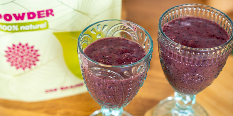 Bosbessen kratom smoothie