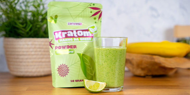 Romige kratom avocado smoothie