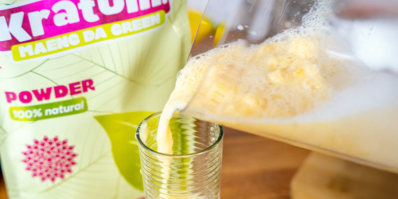 Tropische kratom smoothie