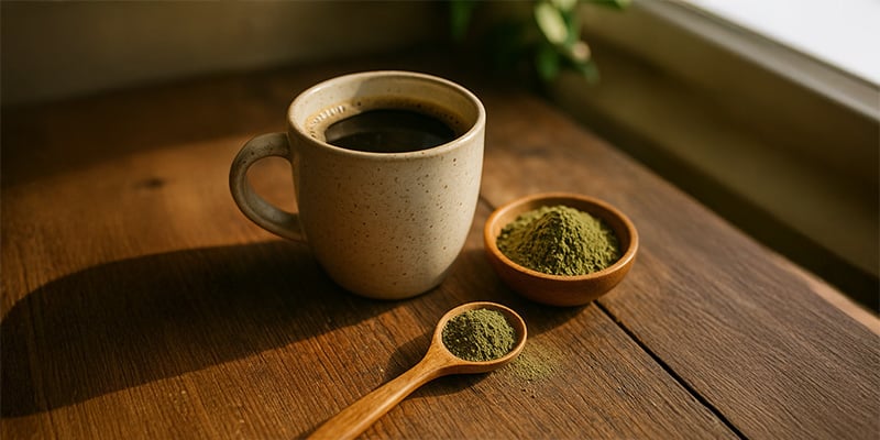 Met kratom verrijkte koffie: iets voor jou?