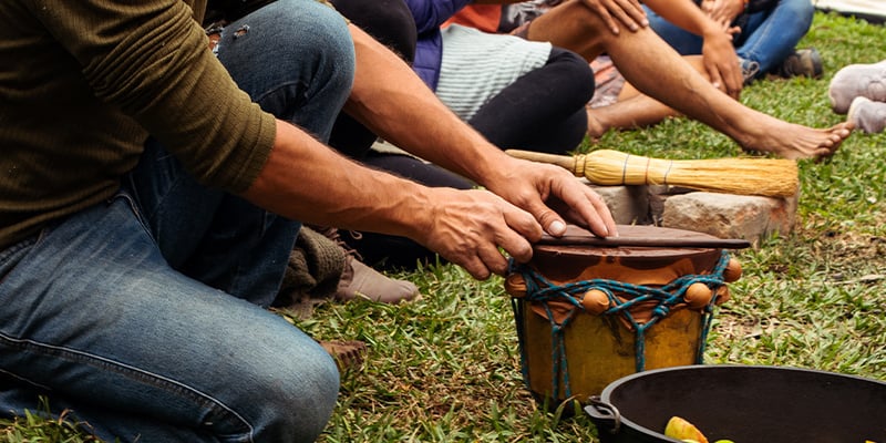Ceremoniële peyote muziek