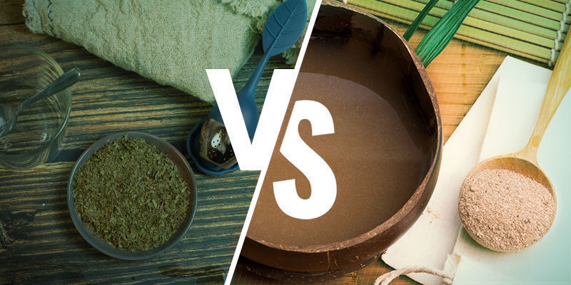 Kratomthee versus kava