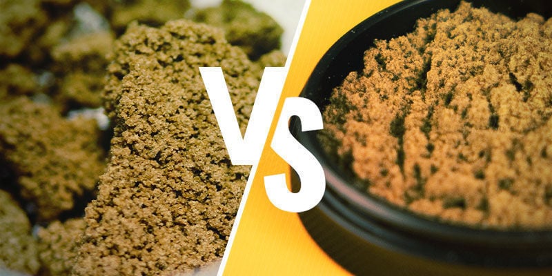 Bubble Hash Vs. Kief