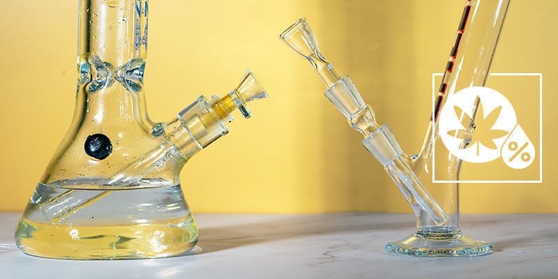 Kun je berekenen hoeveel THC er in je bongwater achterblijft?