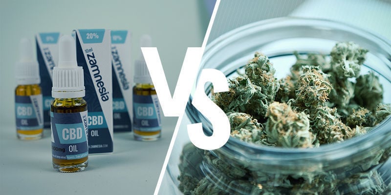 CBD versus THC