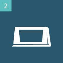 Grow kit in kweekzak plaatsen