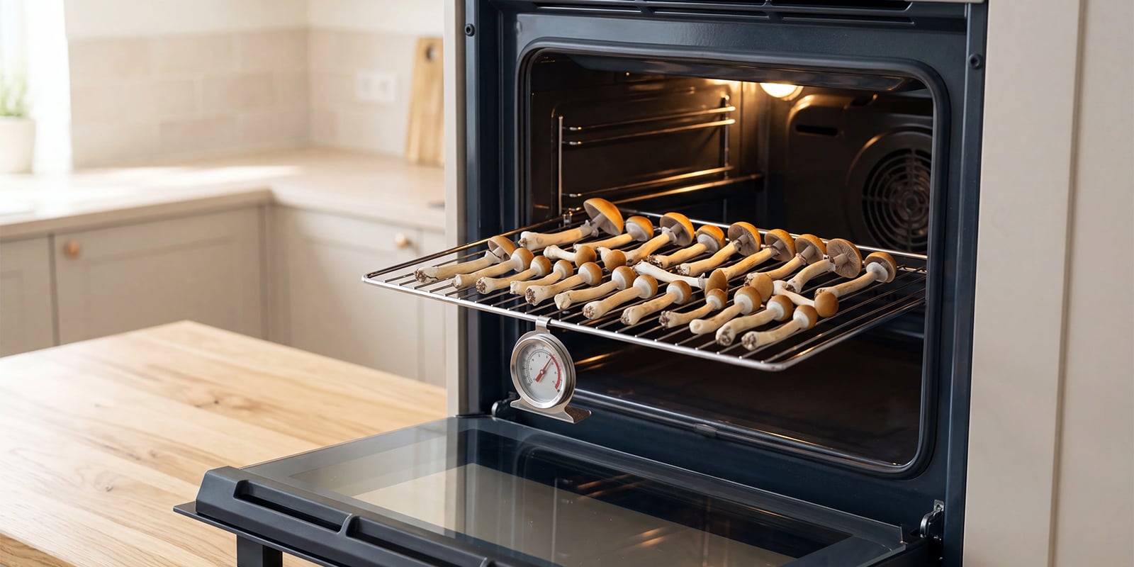 Magic mushrooms in de oven: is het veilig?