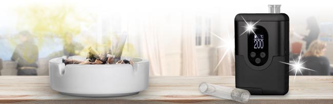 Waarom vaporizen: Geen rook of stinkende asbakken meer Waarom vaporizen: Geen rook of stinkende asbakken meer