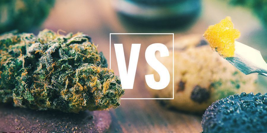 Cannabistoppen Vs. Edibles Vs. Concentraten