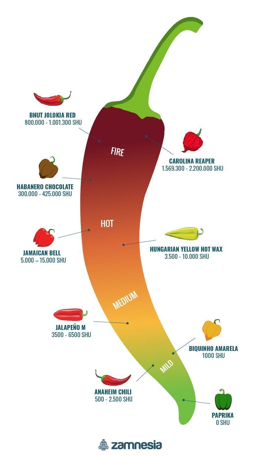 Hete Pepers Infographic